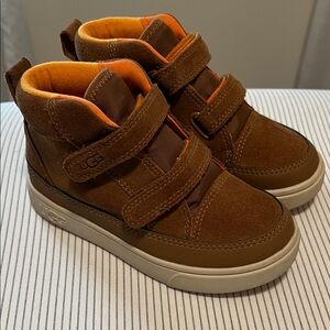 UGG Kids Tan High-Top Sneakers